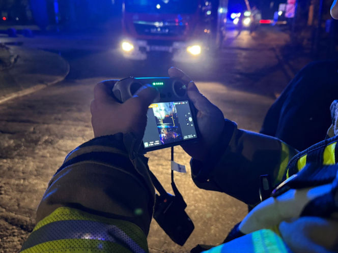 Pożar w szpitalu w Elblągu