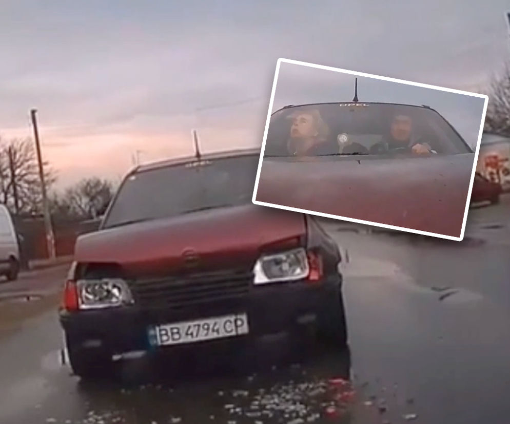 Nie zapięła pasów, wylądowała na szybie