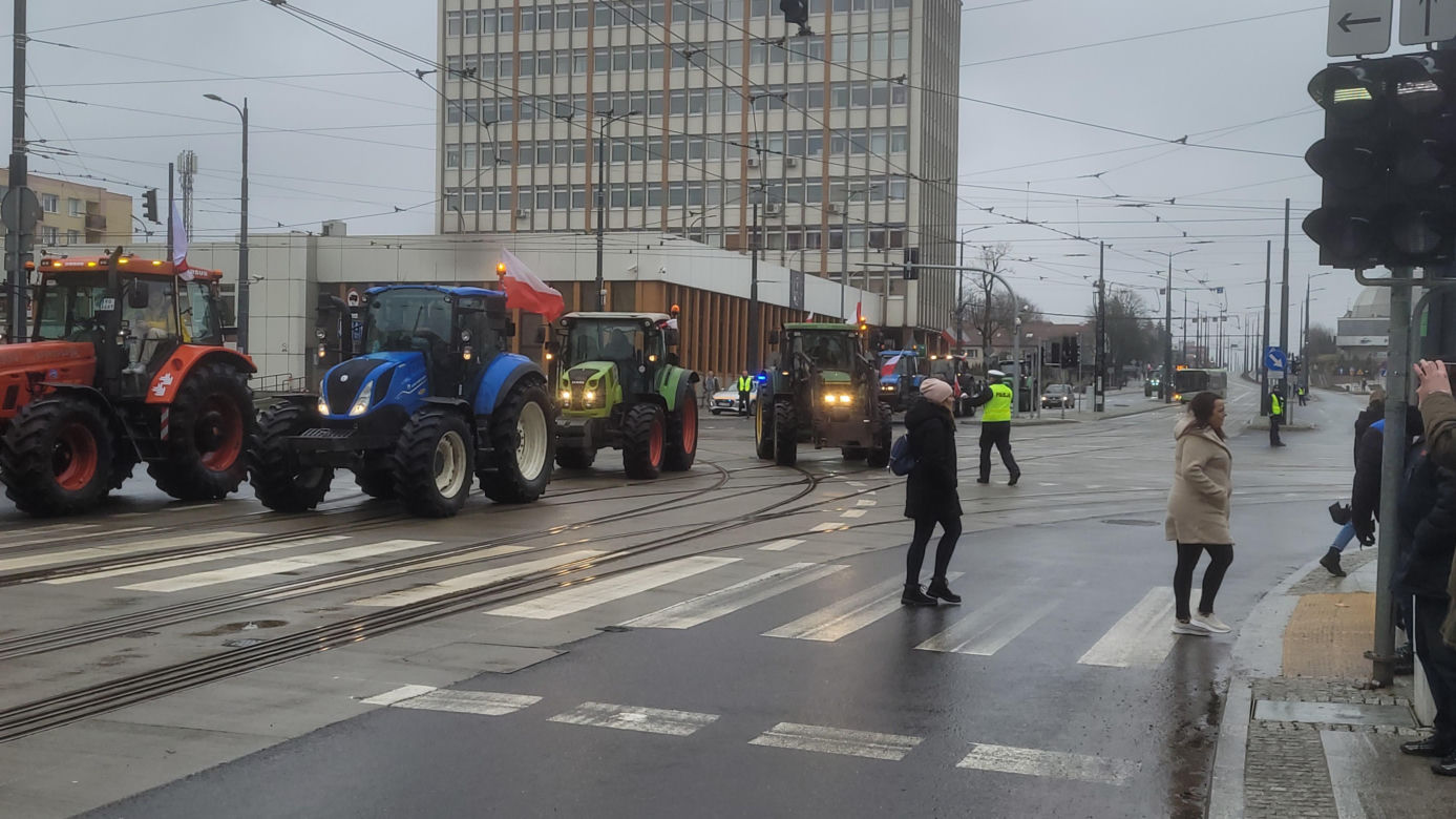 Protest rolników w Olsztynie, 20 lutego 