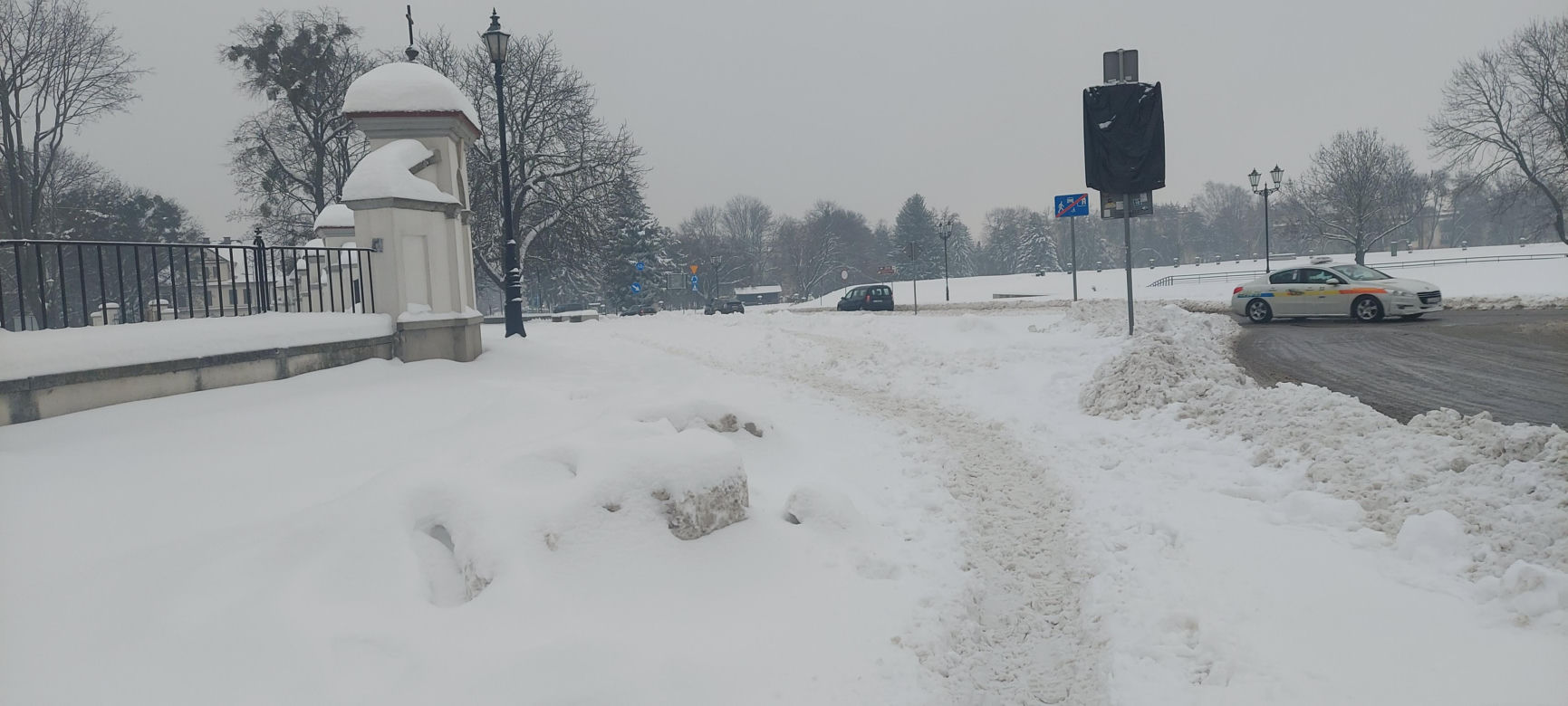 zima w Zamościu