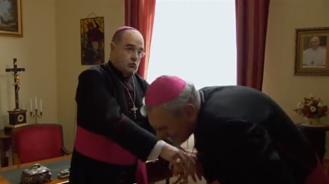 Ranczo 9 sezon. Proboszcz (Cezary Żak), biskup Sądecki (Wiktor Zborowski)