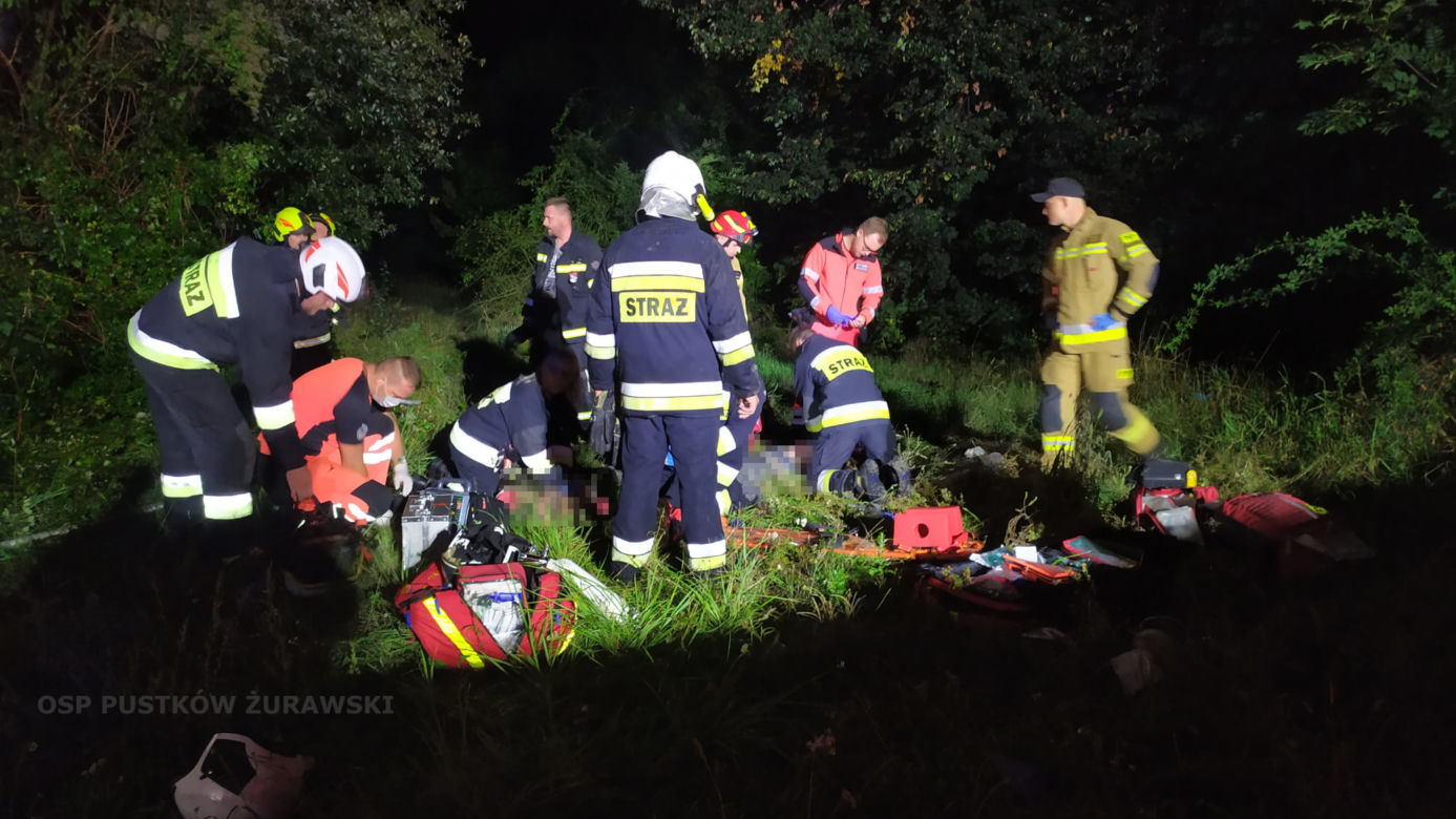 Pożar Cieszyce pod Wrocławiem 