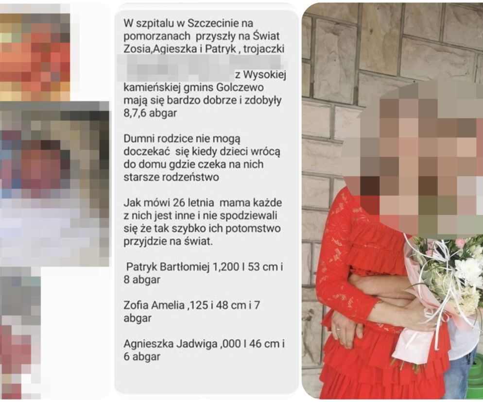 Mistyfikacja z trojaczkami w Wysokiej Kamieńskiej