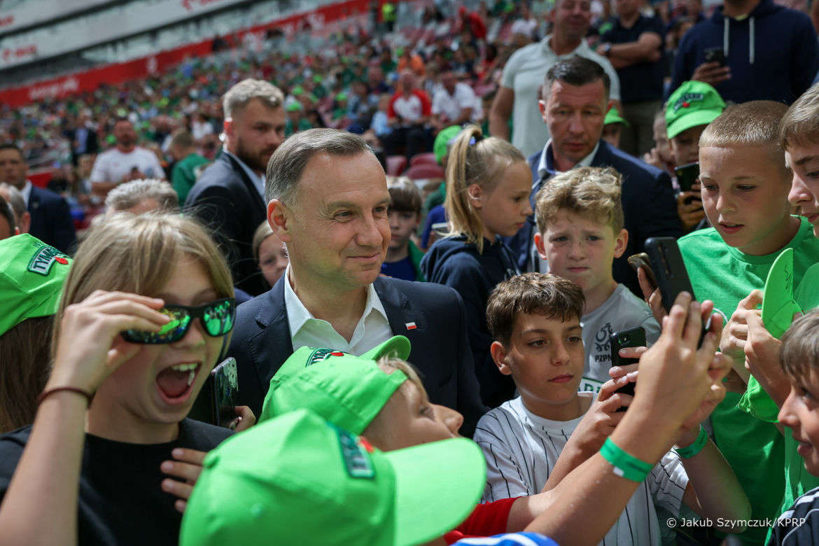 Andrzej Duda na Pucharze Tymbarku