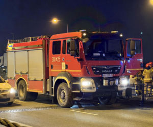 Karambol na moście Grota-Roweckiego