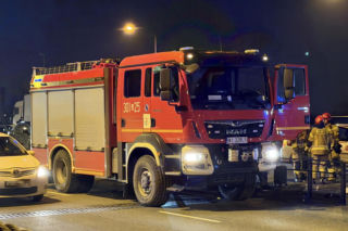 Karambol na moście Grota-Roweckiego