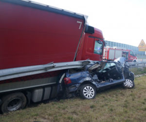 Wypadek w Bytomiu na A1