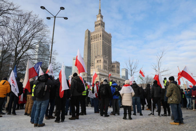 Protest rolników w Warszawie (9.01.2026)