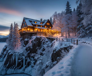 Perła Zachodu. Jak wygląda schronisko nad przepaścią zimą?