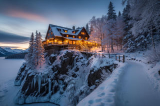 Perła Zachodu. Jak wygląda schronisko nad przepaścią zimą?