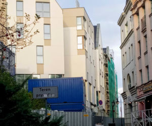 Budowa hotelu na Podzamczu - listopad 2020
