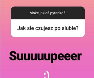 Katarzyna Grabowska na Instagramie o ślubie