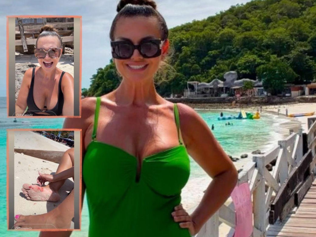 Maja Rutkowski miała wypadek w Tajlandii! Polała się krew!