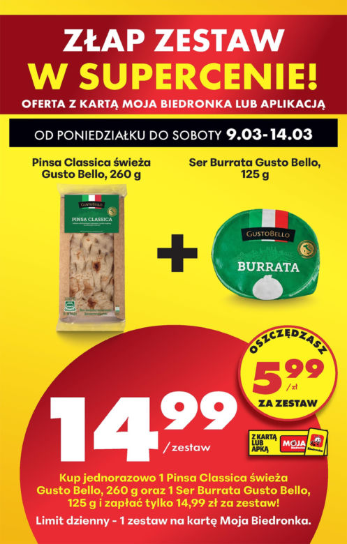 Biedronka - gazetka promocyjna 9.03.2026