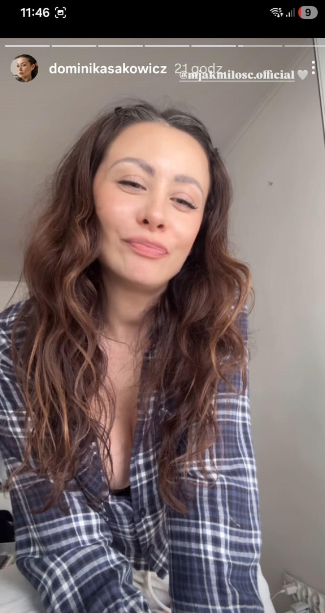 Dominika Sakowicz (Joanna z M jak miłość) - prywatnie na Instagramie