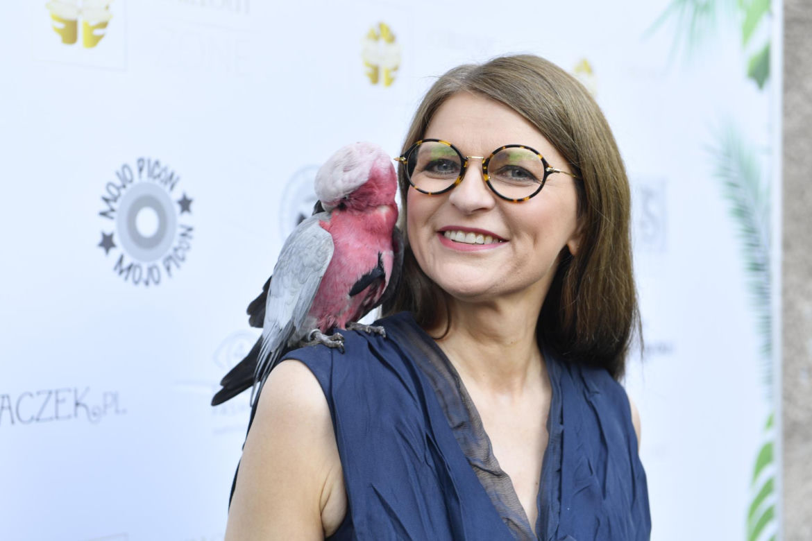 Gwiazda "Projektu Lady" Irena Kamińska-Radomska przyjechała na debatę z Markiem Jakubiakiem