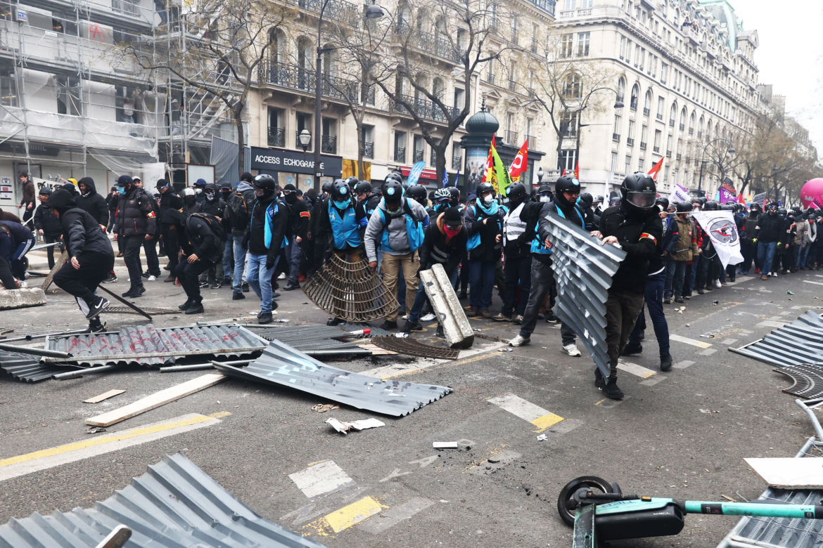 Protest we Francji