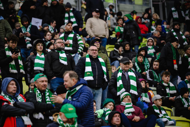 Lechia Gdańsk - Raków Częstochowa; Zdjęcia kibiców z meczu 30. kolejki PKO BP Ekstraklasy