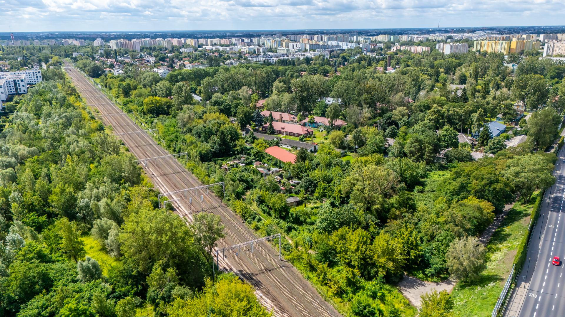Lokalizacja planowanego przystanku kolejowego Warszawa Ulrychów