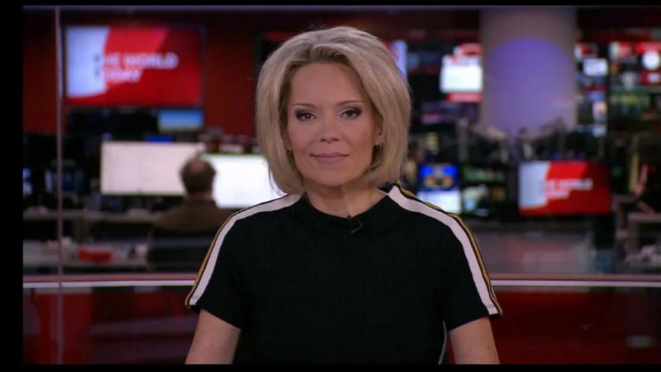 Kasia Madera na prezentacji BBC News Polska