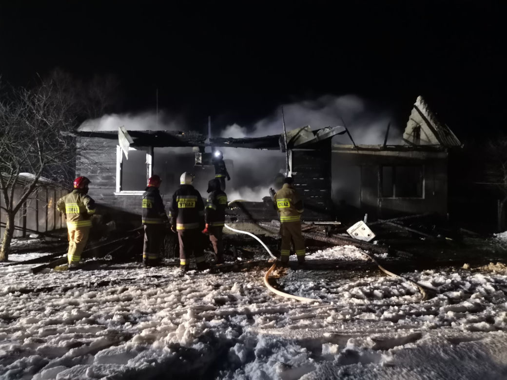 Julianka. Tragiczny pożar na Podlasiu. Nie żyje mężczyzna [21.01.2021]