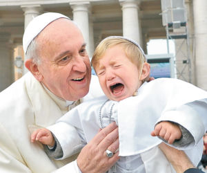 Papież wystraszył sobowtóra