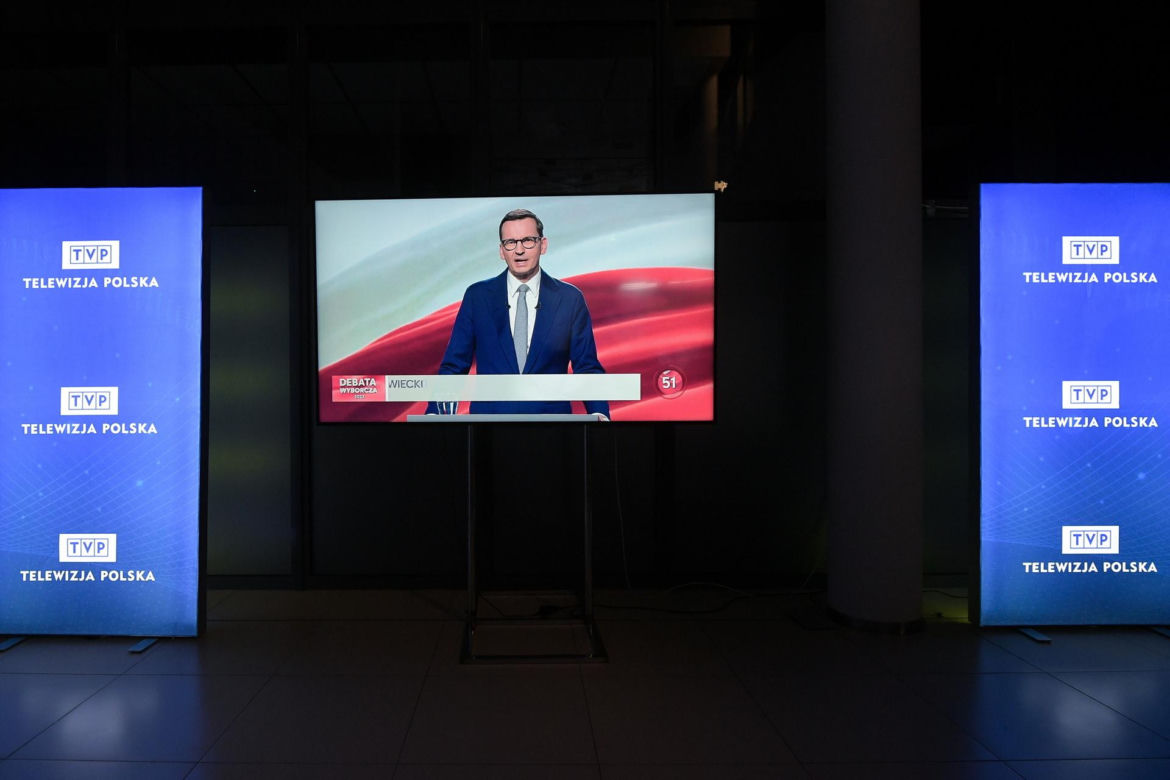 Warszawa, debata wyborcza TVP