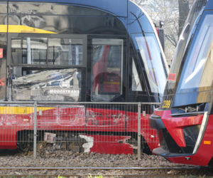 Wykolejenie tramwaju w centrum Łodzi. Są ranni