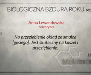 Biologiczna Bzdura Roku 2020: Nominacje