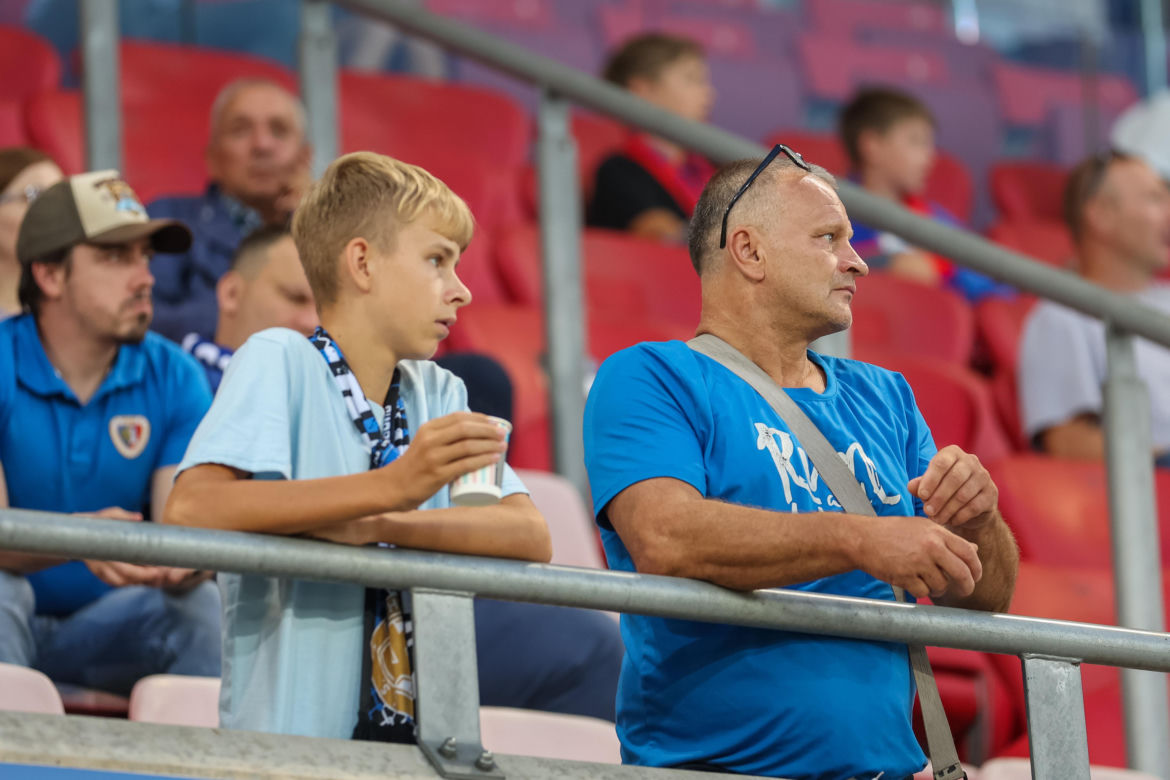 Kibice na meczu Piast Gliwice - Ruch Chorzów