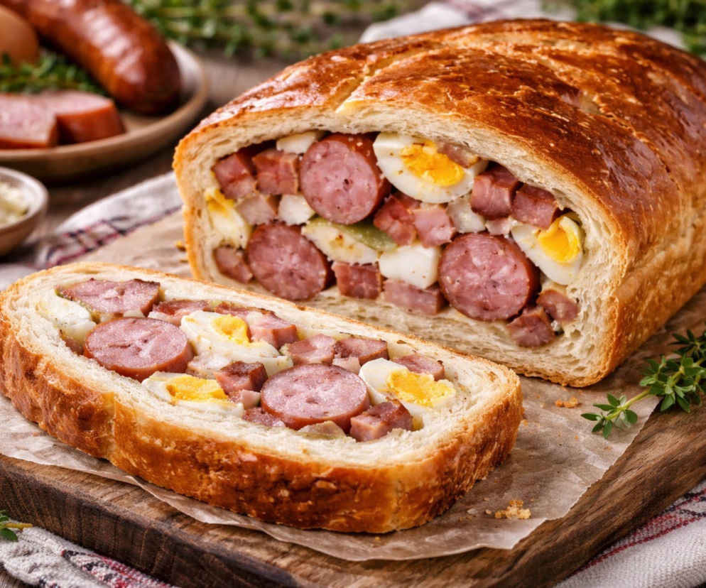 Święcelnik śląski – zapomniany hit Wielkanocy, czyli ciasto, które skrywa mięsną niespodziankę