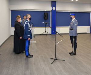 Podlaskie. Uroczyste ślubowanie 21 nowych policjantów