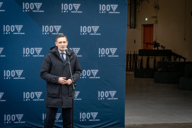 Otwarcie nowej hali produkcyjnej w Fabryce Broni "Łucznik"