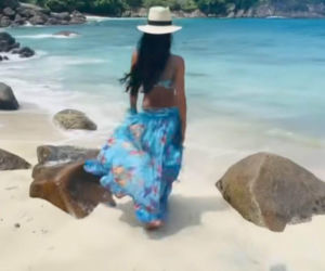 Justyna Steczkowska zachwyca figurą na egzotycznych wczasach. Zabrała tam przyszłą synową