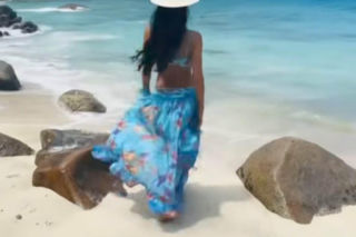 Justyna Steczkowska zachwyca figurą na egzotycznych wczasach. Zabrała tam przyszłą synową