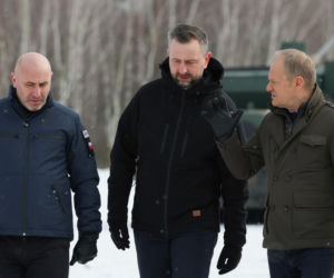 Premier i szef MON na poligonie w Zielonce obserwowali testy bezzałogowców