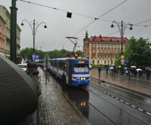 Kraków całkowicie sparaliżowany przez ulewy 23.05.2019: zalane drogi, brak prądu, nie kursują tramwaje