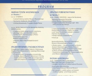 Płock: dziś centralne obchody XXIX Dnia Judaizmu