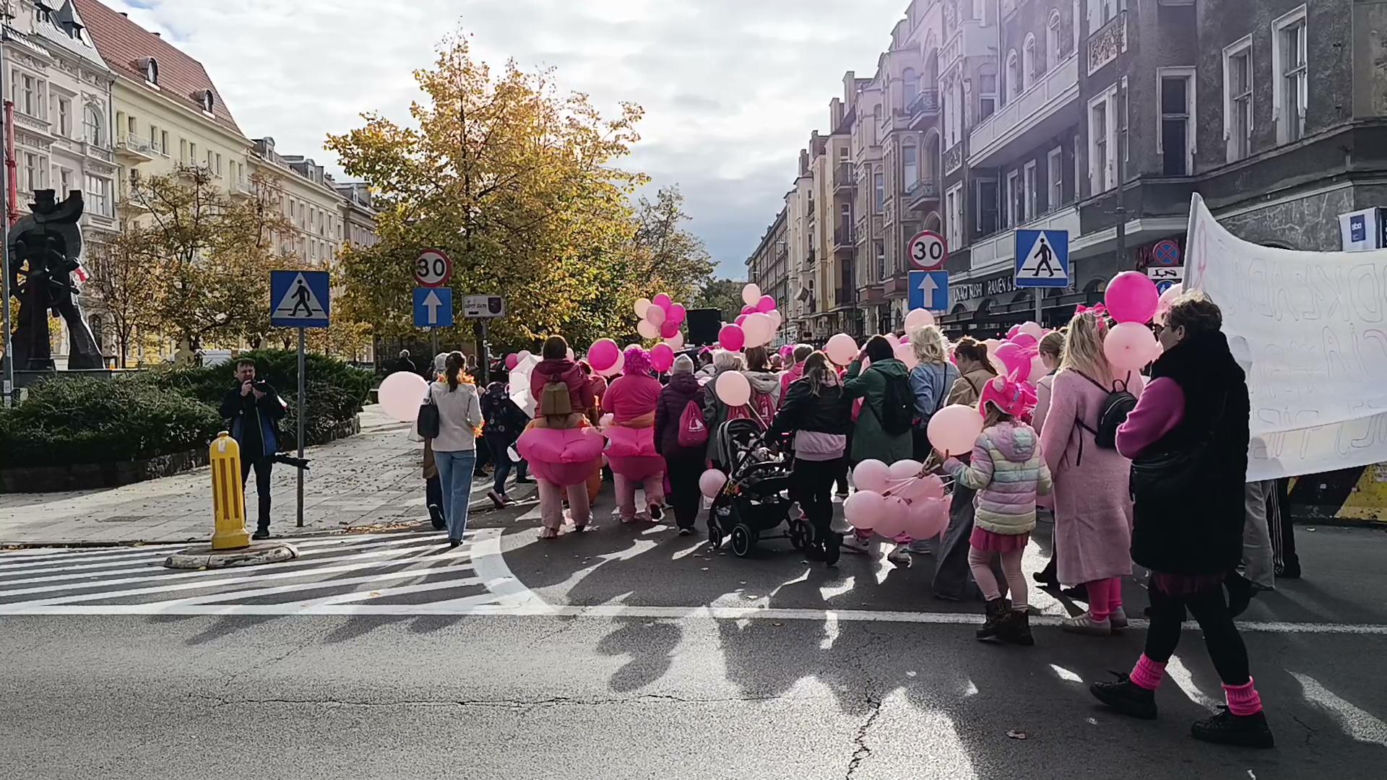 Marsz Różowej Wstążki w Szczecinie