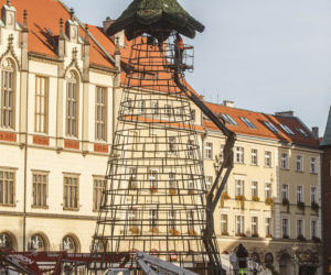 Montaż iluminacji świątecznej we Wrocławiu