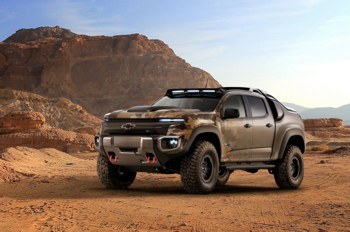 Armia amerykańska przerzuca się na wodór - Chevrolet Colorado ZH2