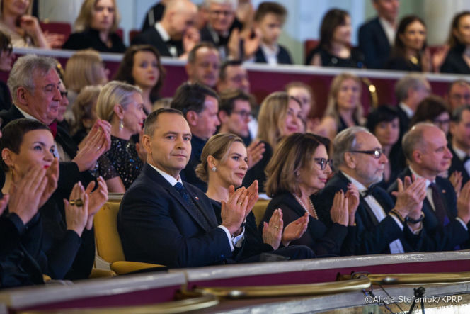 Marta Nawrocka na jubileuszu Teatru Wielkiego