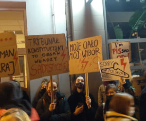 Niedzielny protest w centrum Poznania