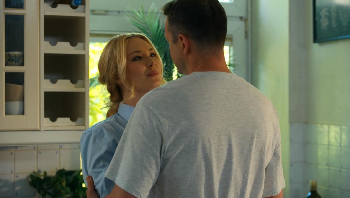 Barwy szczęścia, odcinek 3061. Bruno (Lesław Żurek), Karolina (Marta Dąbrowska)