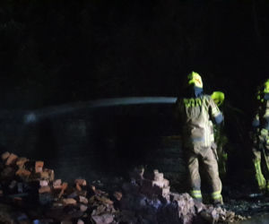 Pożar domu przy św. Marcina w Rzeszowie