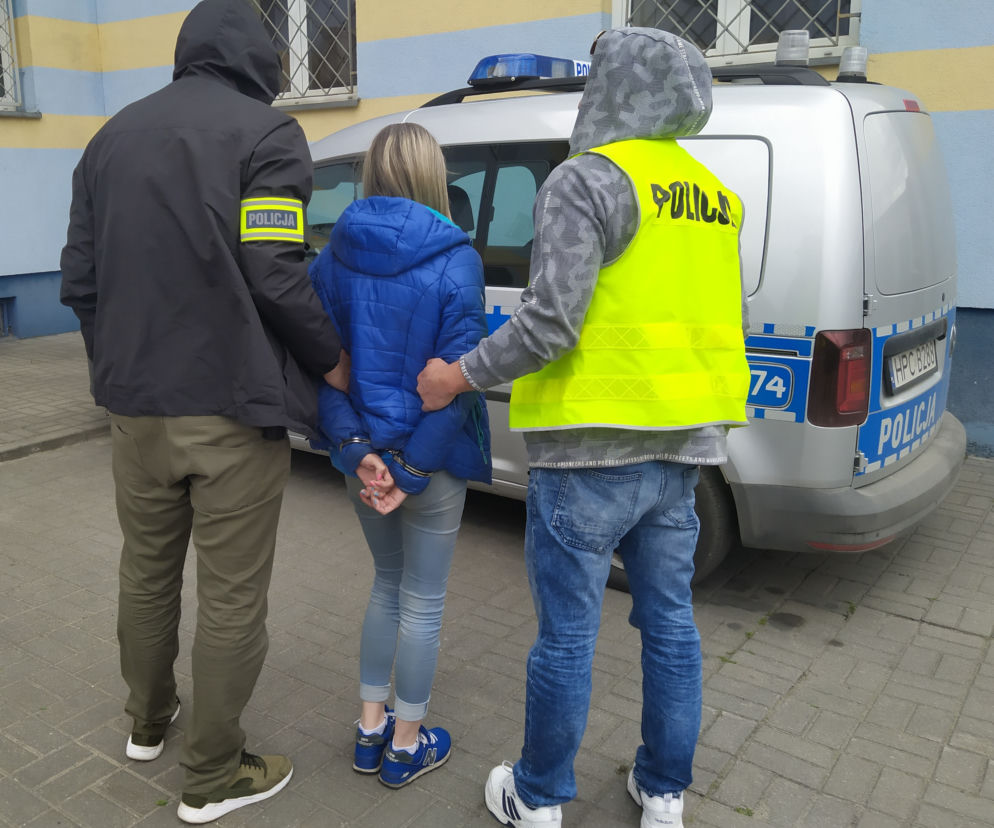 Policja zatrzymała dilerkę narkotyków w Golubiu-Dobrzyniu. 38-latka miała ogromne ilości amfetaminy i innych narkotyków