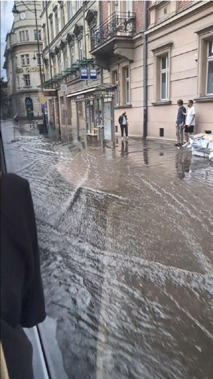 Powódź błyskawiczna w Krakowie