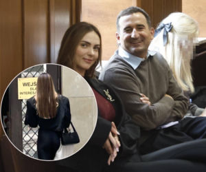 Tak Leszczak stawiła się na rozwodzie z Koterskim. Co za strój! Siedziała razem z Michałem 