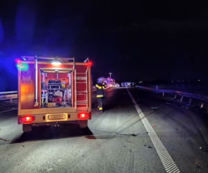 Wypadek na A4 pod Oławą