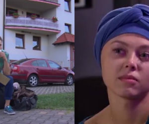 Pierwsza miłość. Radek (Mateusz Banasiuk), Jowita (Joanna Opozda)